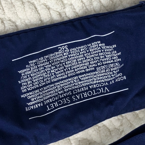 Victoria’s Secret Blue Perfect Shape Bra, 36C - Picture 3 of 5